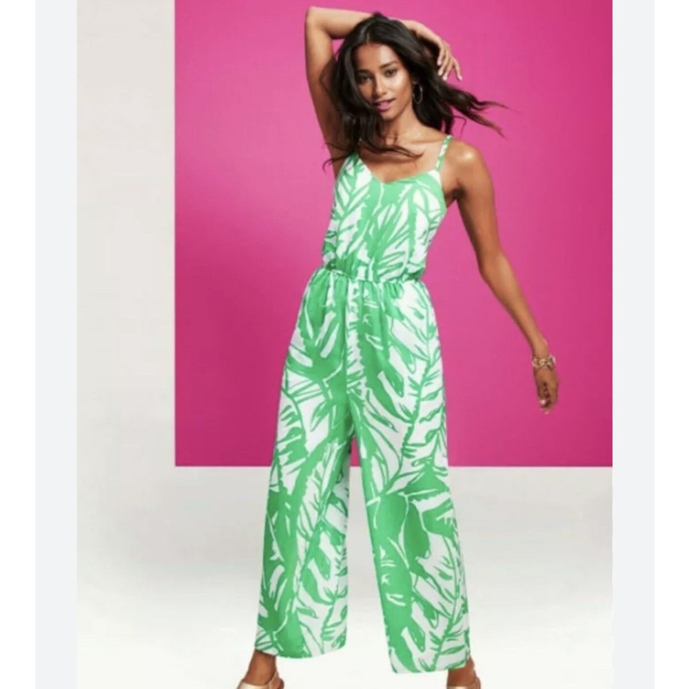 Lilly Pulitzer Green and White Maxi Sundress